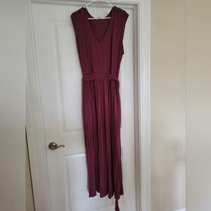 Matilda Jane Burgundy Sleeveless Maxi Dress